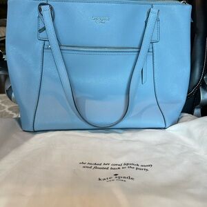 Kate Spade Light Blue Bag with dust bag